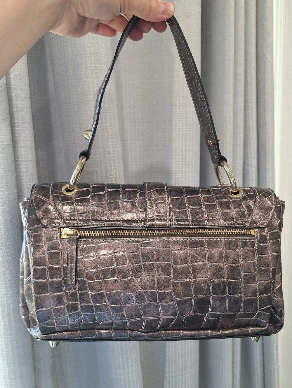 Y2K Guess Metallic Shoulder Bag - Picture 3 of 5